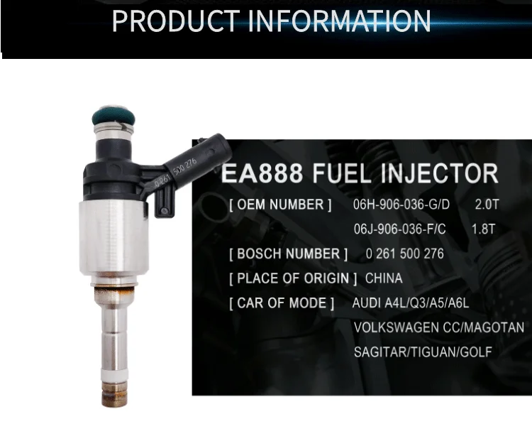 New Fuel Injectors Nozzle Oem 06h906036 For Volkswagen Golf 5 Gti 2.0