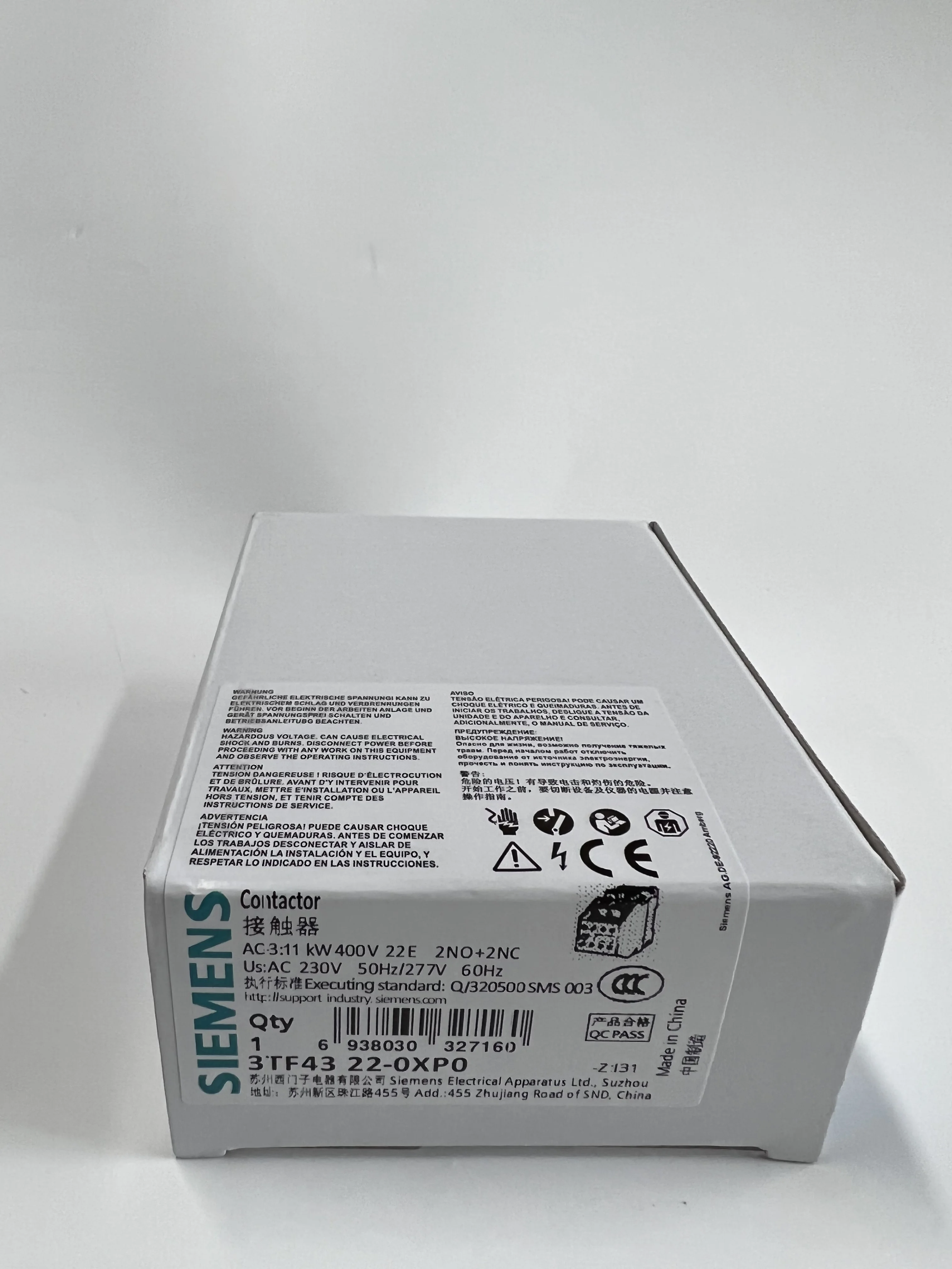 Siemens Contactor 3TF43 22-0XP0