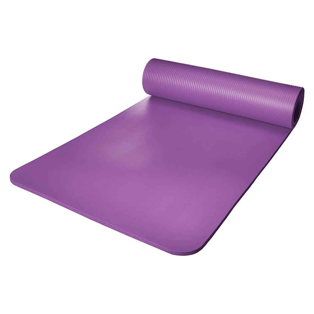 820mm Custom Thick Nbr Foam Fitness & Exercise Yoga Mat With Carrier Strap Eco Friendly Tpe/pvc