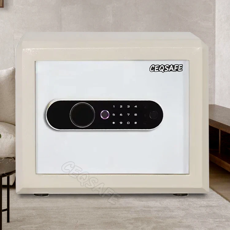 CEQSAFE High Quality Fingerprint Safe Digital Mini Fireproof Biometric Safe Box