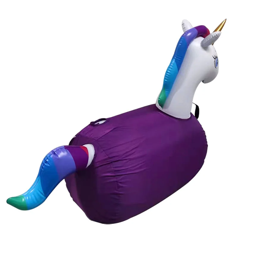 Inflatable Flamingo Animal Rideons Hoppers Large Bouncy Pool Custom