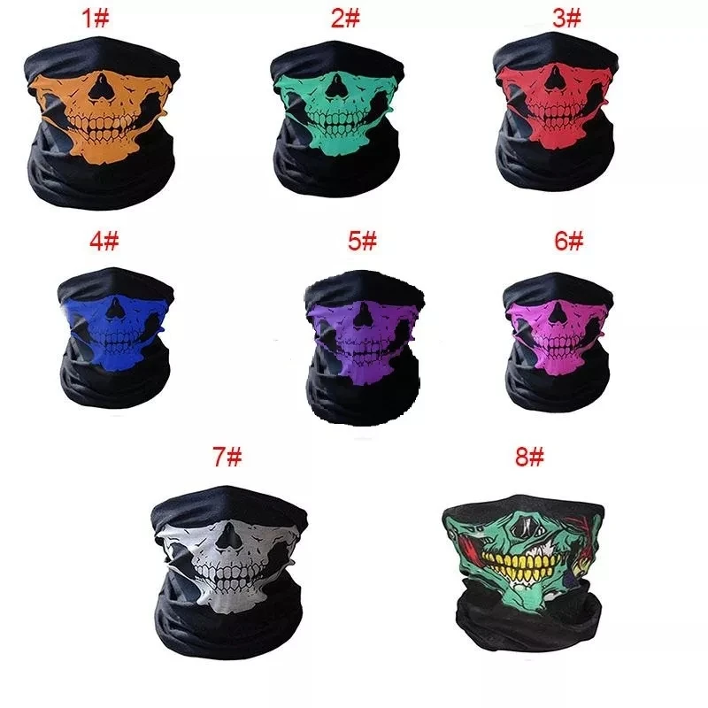 Маска для лица с черепом