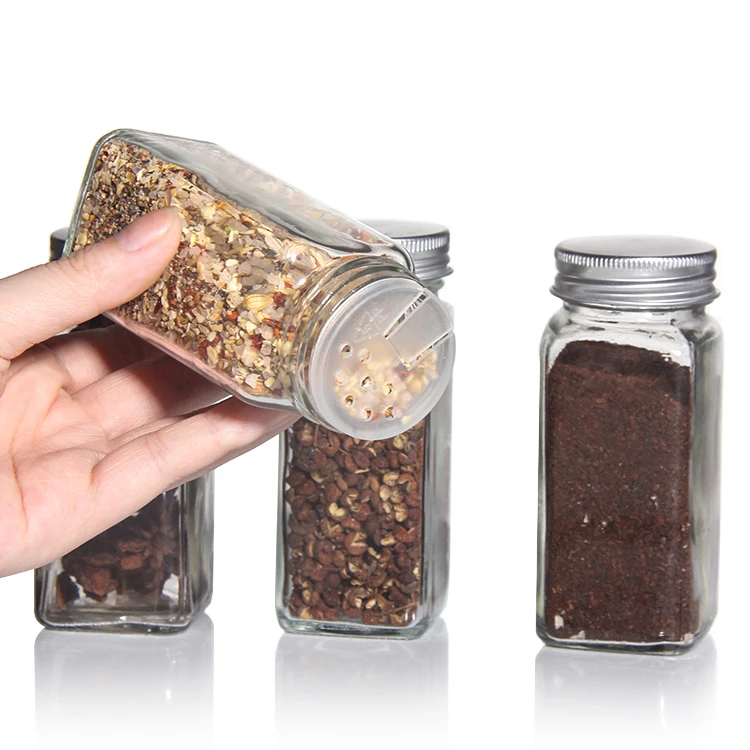 Oz Glass Spice Containers Bulk Wholesale 4oz 12pcs 24pcs