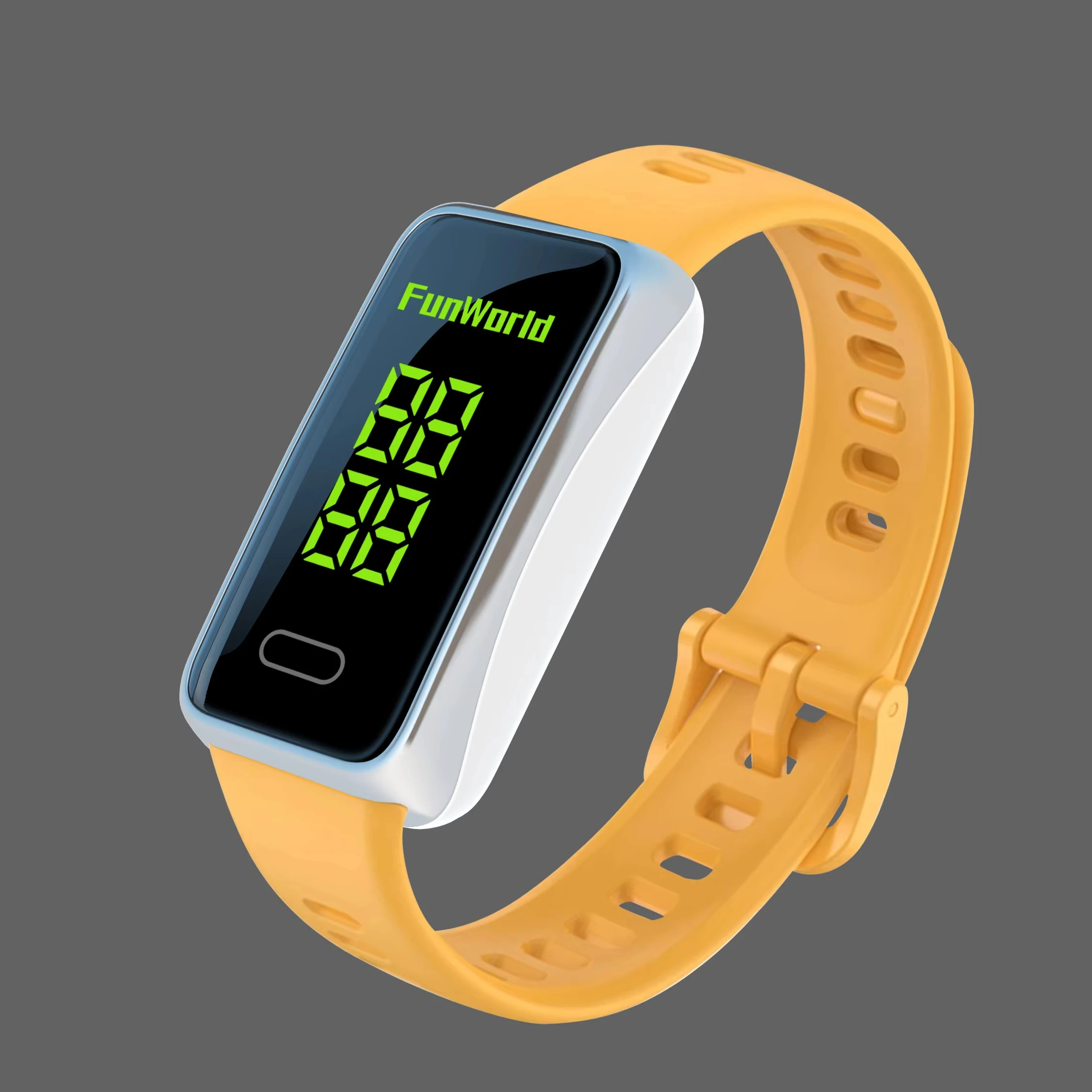 Flashing Light Vibration Alert Timer Watch Playground Amusement Park Membership Wristband Time Display/Identification