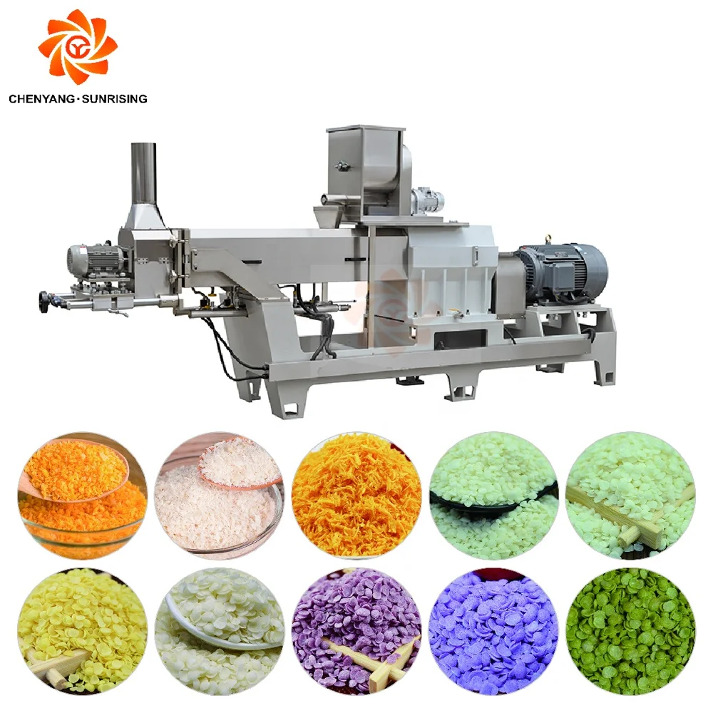 Automatic Production Line Extruder 200-500kg/h Panko Bread Crumb Breadcrumb Making Extruder Machine