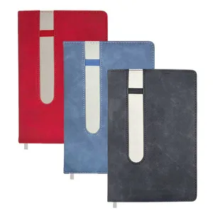 N980 120 Sheet Fabric Cover Hardcover Notebook Promotional Use with Thread Sewing Binding A5 Size