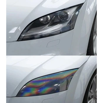 Laser Honeycomb Car Hamp Headlight Film Vinyl Wrap in Protective Car Taillights Led