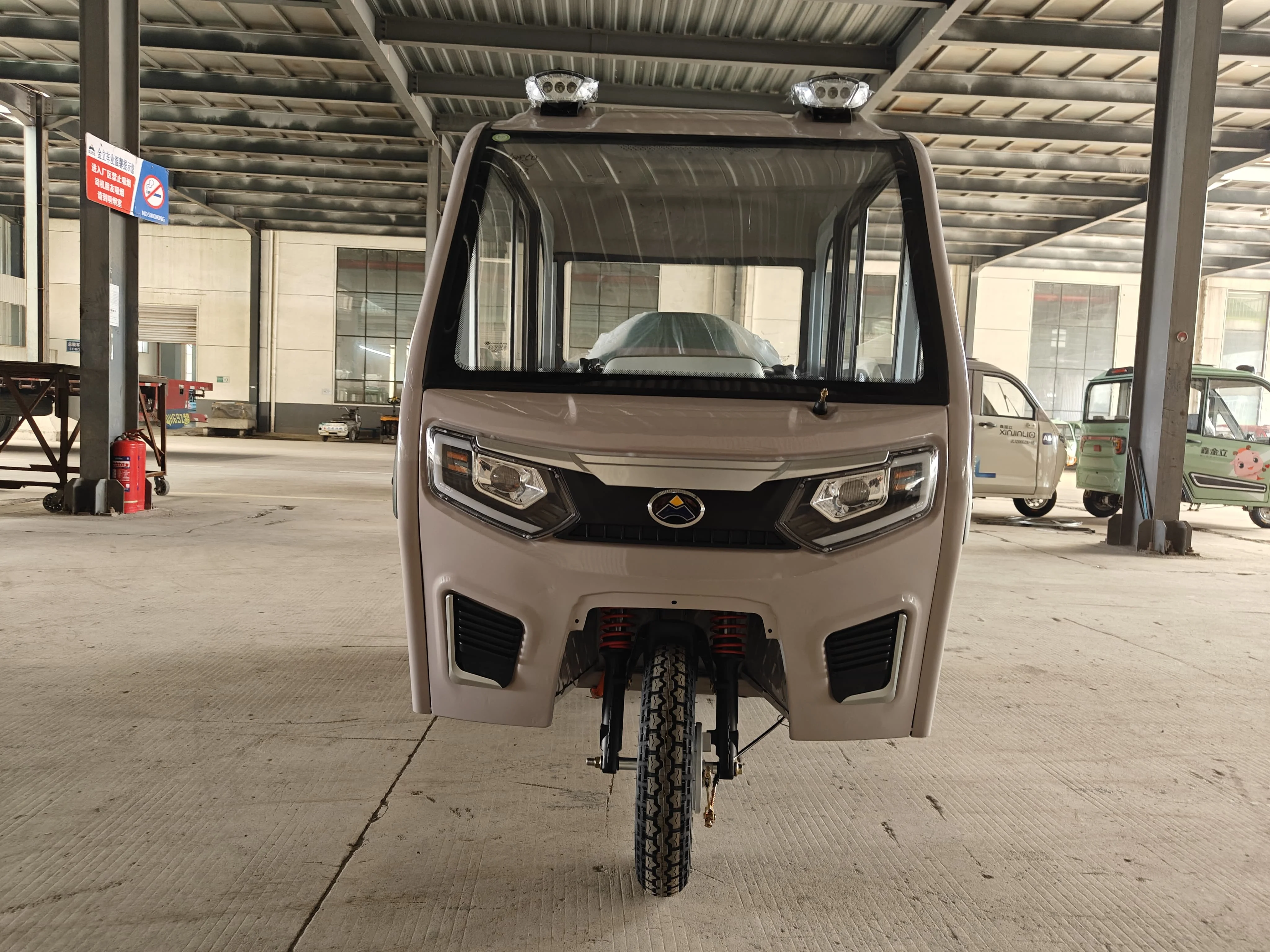 1000W Motor Electric Tricycle Closed Sidecar 400kg Cargo Capacity 48V ...