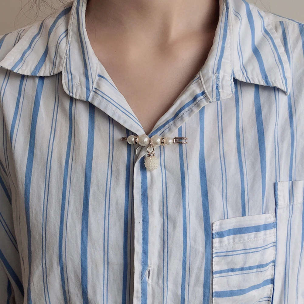 Rinhoo卡饰品套装可爱珐琅胸针别针珍珠领口小领翻领别针扣固定衣服隐形胸针