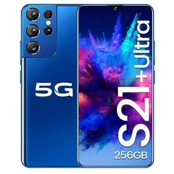 HOT SELLING S21+ ULTRA original 8GB+256GB 6.7 inch Android 10.0 16MP+32MP Smart Cell Phone 5G LTE high quality