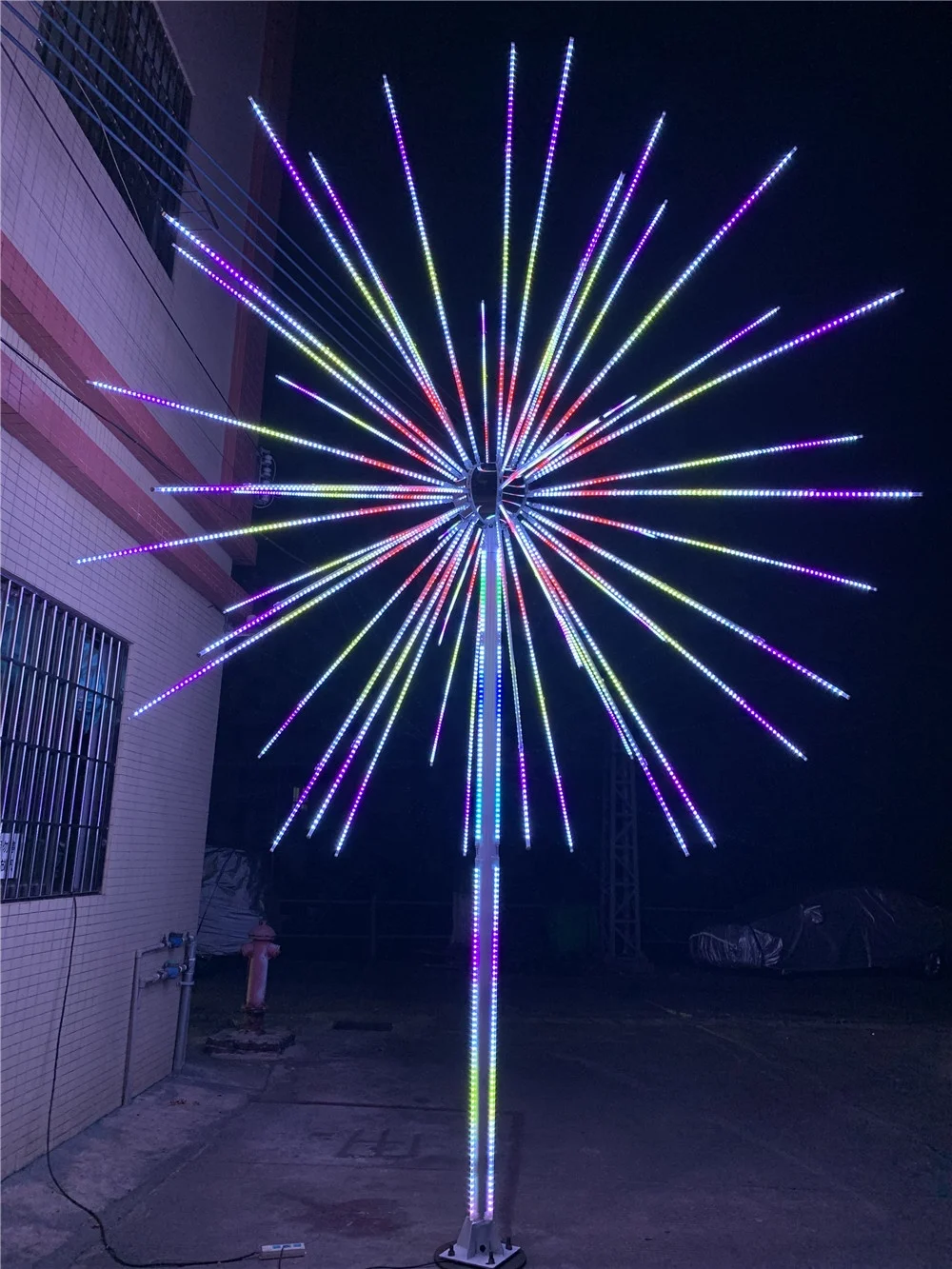 Holiday Christmas Decoration Led Firework Lights Outdoor Led Fireworks Tree Lights