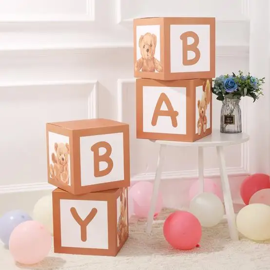 Wholesale Baby Shower Decoration Balloon Box Customized Baby Box Diy ...