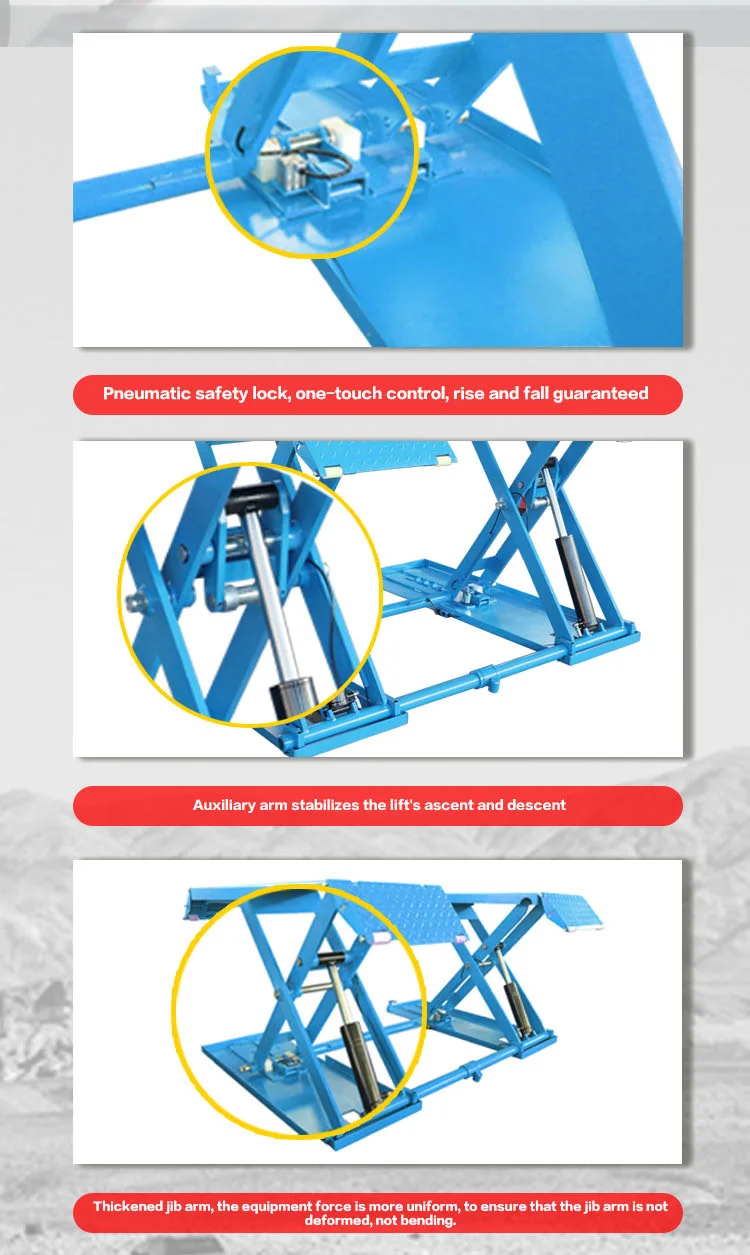 Wzdm Pure Electric Scissor Car Lift Manufacture Cheap Price Hydraulic