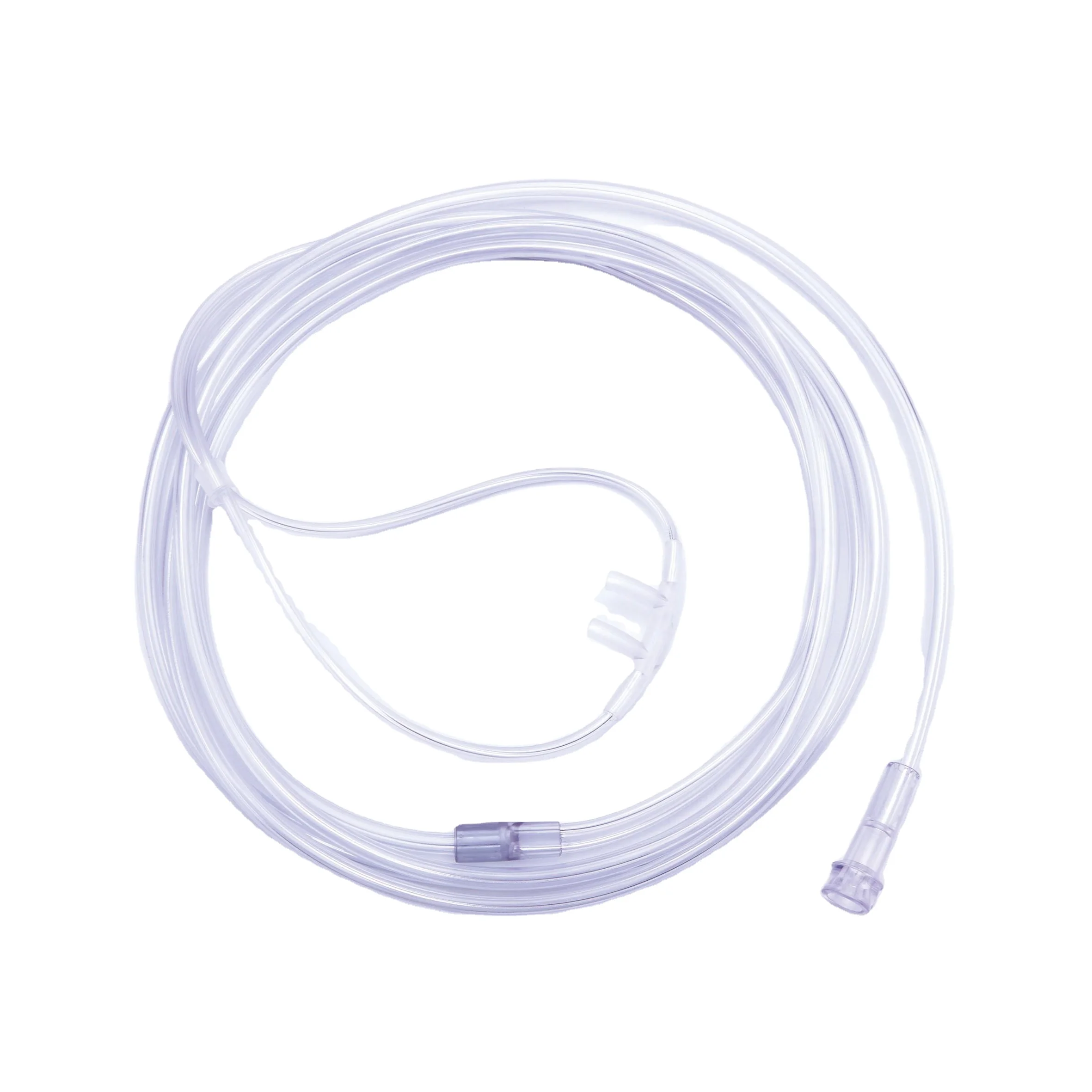 High Quality ISO Certified Medical Grade PVC Oxygen Tubing Soft Polymer Cannula Nasal Oxygen Mask Breath Ozone Medical