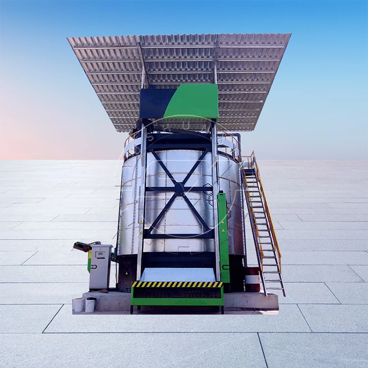 Closed Composter Reactor Composting Machine Manure Fermentation Tank Farm Machine