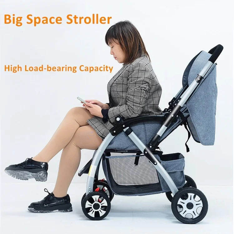 Wholesale Wholesale Baby Stroller factory wholesale one hand fold system 2  in 1 3 in 1 Carriage oxford material pram stroller From m.
