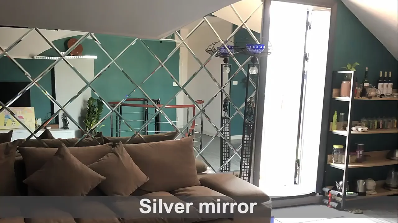 Wholesale Mosaic Tile Mirror Factory Price Mirror Tiles Home Decor