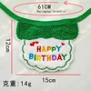 A07 bavaglino bava compleanno-verde