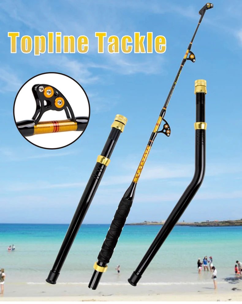 Topline Tackle Saltwater Offshore Heavy Trolling Fishing Rod