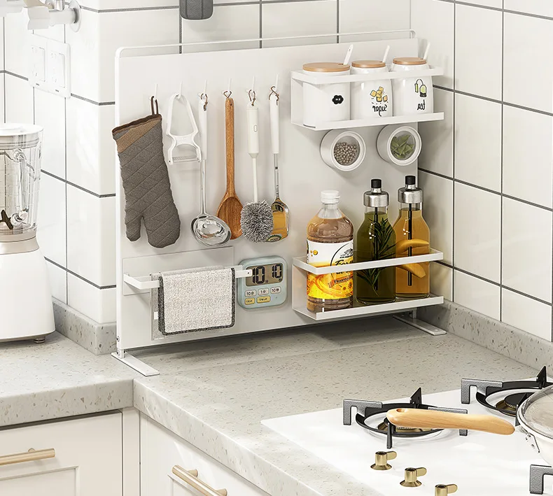 Utensils Storage Rack Spice Plastic Holder Magnetic Kitchen over Sink Dish Dryer Rack manufacture