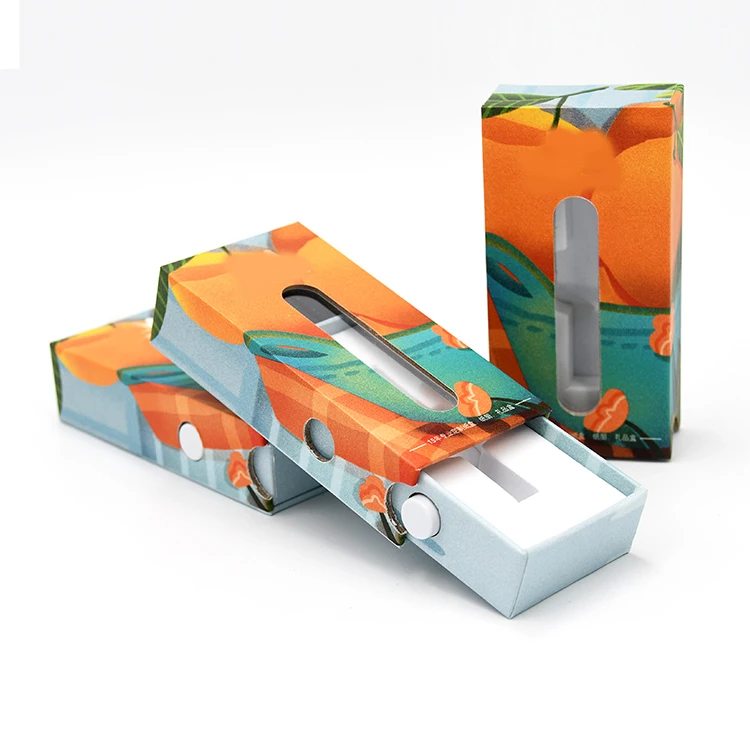 Wholesale Disposable Custom 0.5ml 1ml Cart Pen Packaging Beautiful Looking Paper Folding Cartons Packaging Box