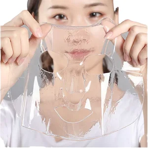 Private Label Crystal Seaweed Facial Mask Organic Collagen Brightening Cosmetic Sheet Hyaluronic Acid Infused Body