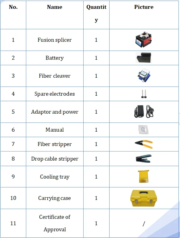Core Alignment 6 Motors Fiber Optical Splicing Machine Fusion Splicer FTTX Splicer Device