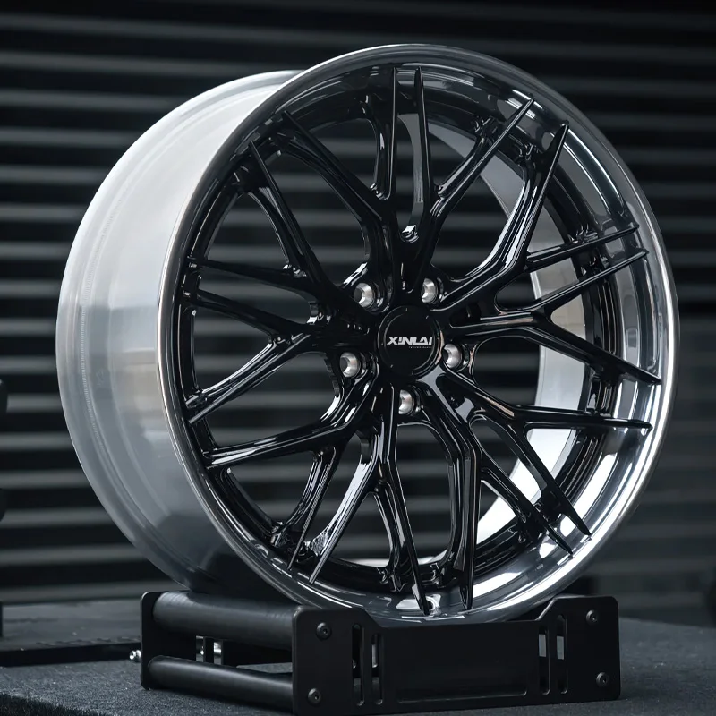 XINLAI 2 Piece Custom Forged Wheels 5x120 5x112 5x114.3 Car Alloy Rim for bmw audi Mercedes benz Passenger Car Wheels - Image 6