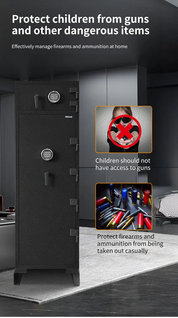 CEQSAFE High Quality Steel Fireproof Gun Safe with Electronic Password Lock supplier