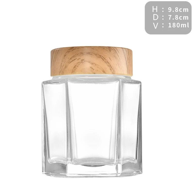 Pot En Verre Hexagonal Miniature Pour Maison De Poupées - Échelle 1:12 - Artisanal - Neuf