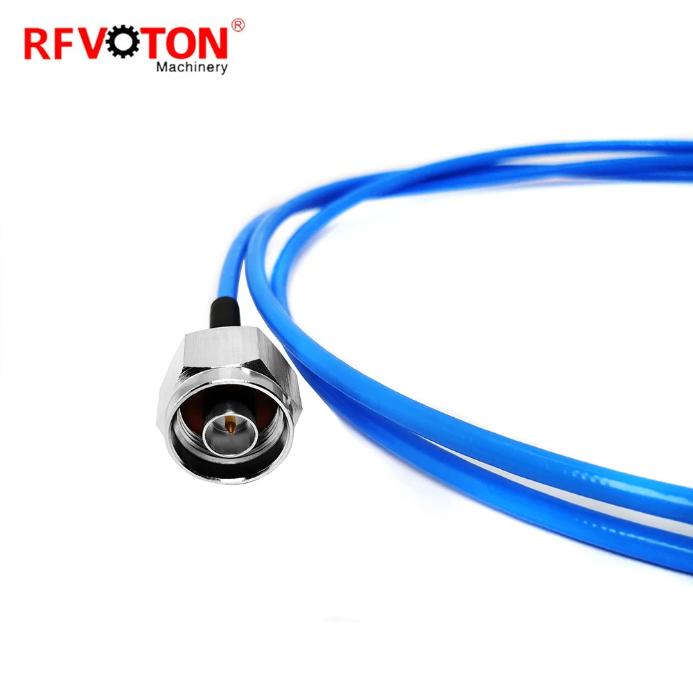 Fabrikpreis N-Stecker männlich auf N-Stecker männlich für Rg141-, Rg402-Testkabel, Zubehör, Anschlussleitung (Pigtail), Kupfer, Messing, 30 cm, sofort lieferbar