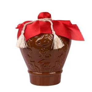 5 Kilograms Daughter Red String Flower Sculpture Chinese Liquor 12% ABV 9999 Days Shelf Life in 1 Bottle