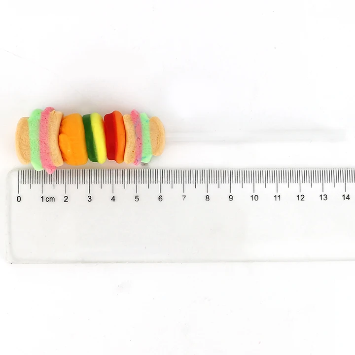 hamburger lollipop