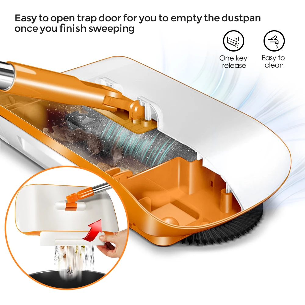 Masthome  Automatic Magic Spinning PP Super Clean Electric Broom 360 Rotating Sweeper Spinning Highly Efficient Magic Broom