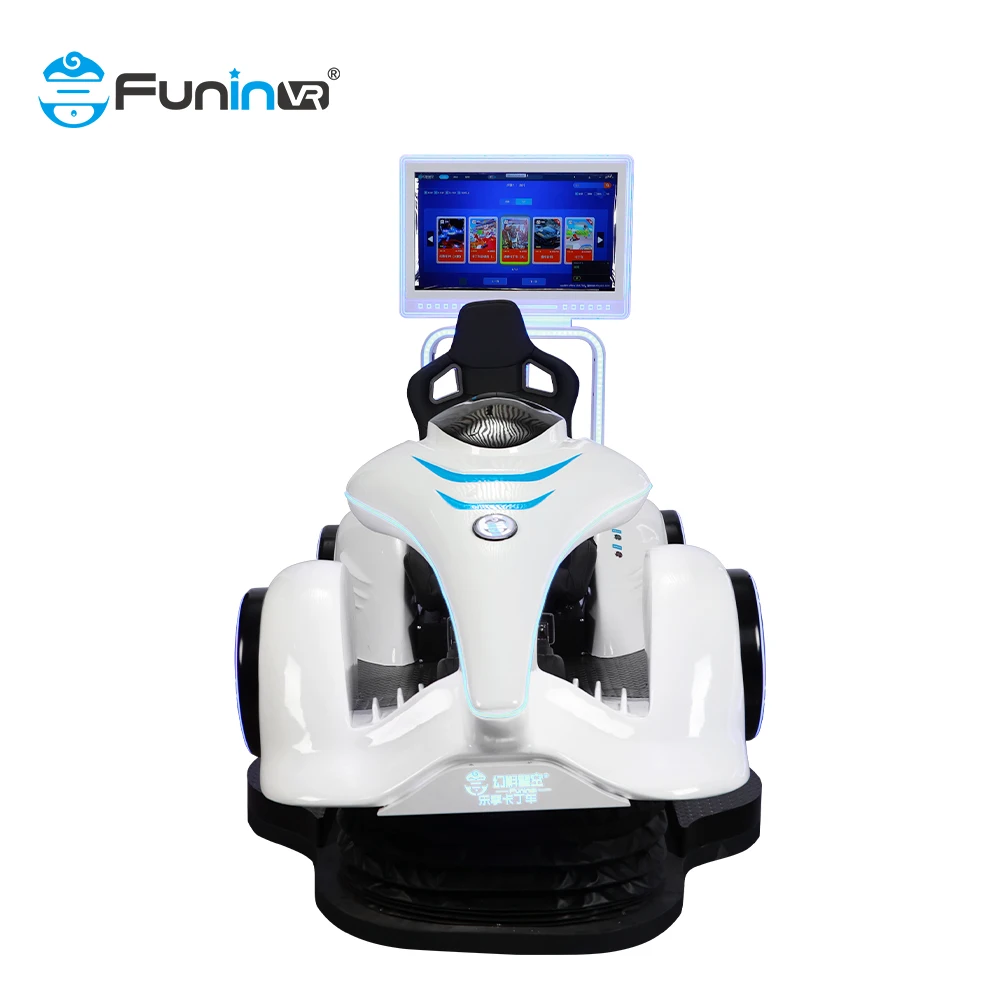 Two Player VR Karting Racing Virtual Reality Game for Kids in Game Center