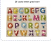 26 capital letters grab board
