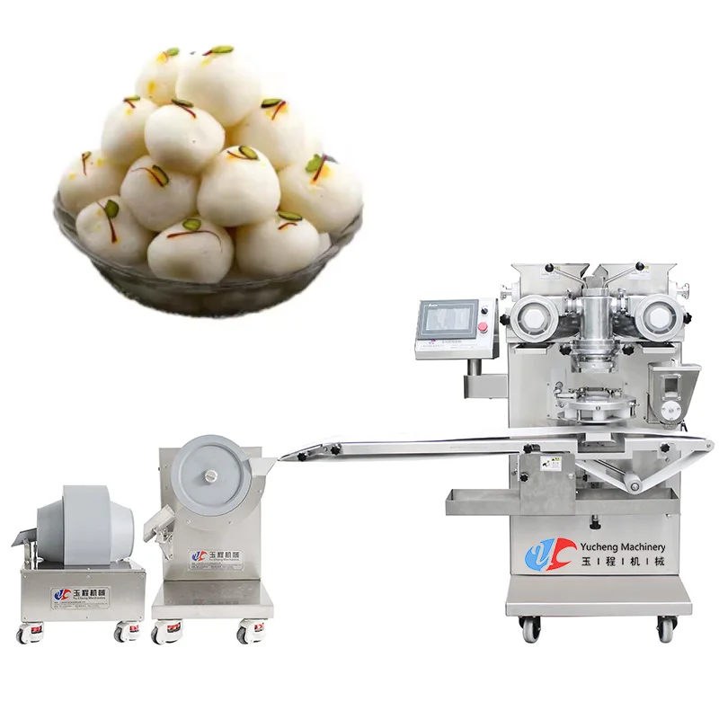 Multi Filling Encrusting Machine Automatic High Efficiency Capacity Industrial Dough Processing Line Energy Ball Production