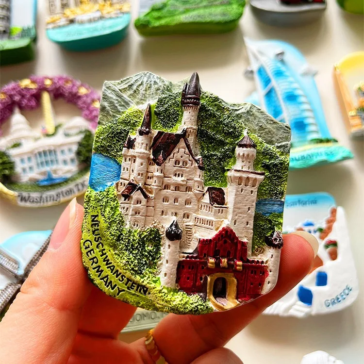 Adesivo magnetico per frigorifero in metallo Souvenir turistico svizzero persona