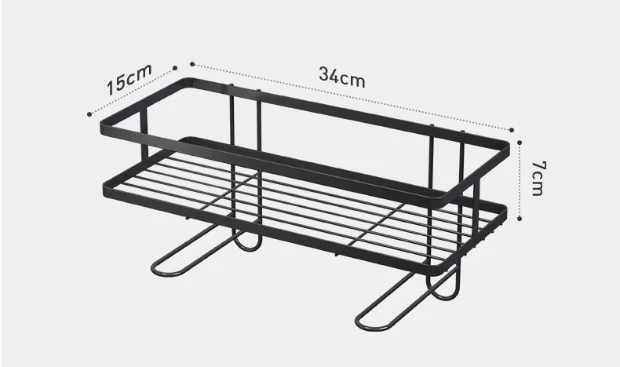 Height Increase Model Multifunctional Iron Art Storage Rack Bathroom Placement Clip Toilet Shelf