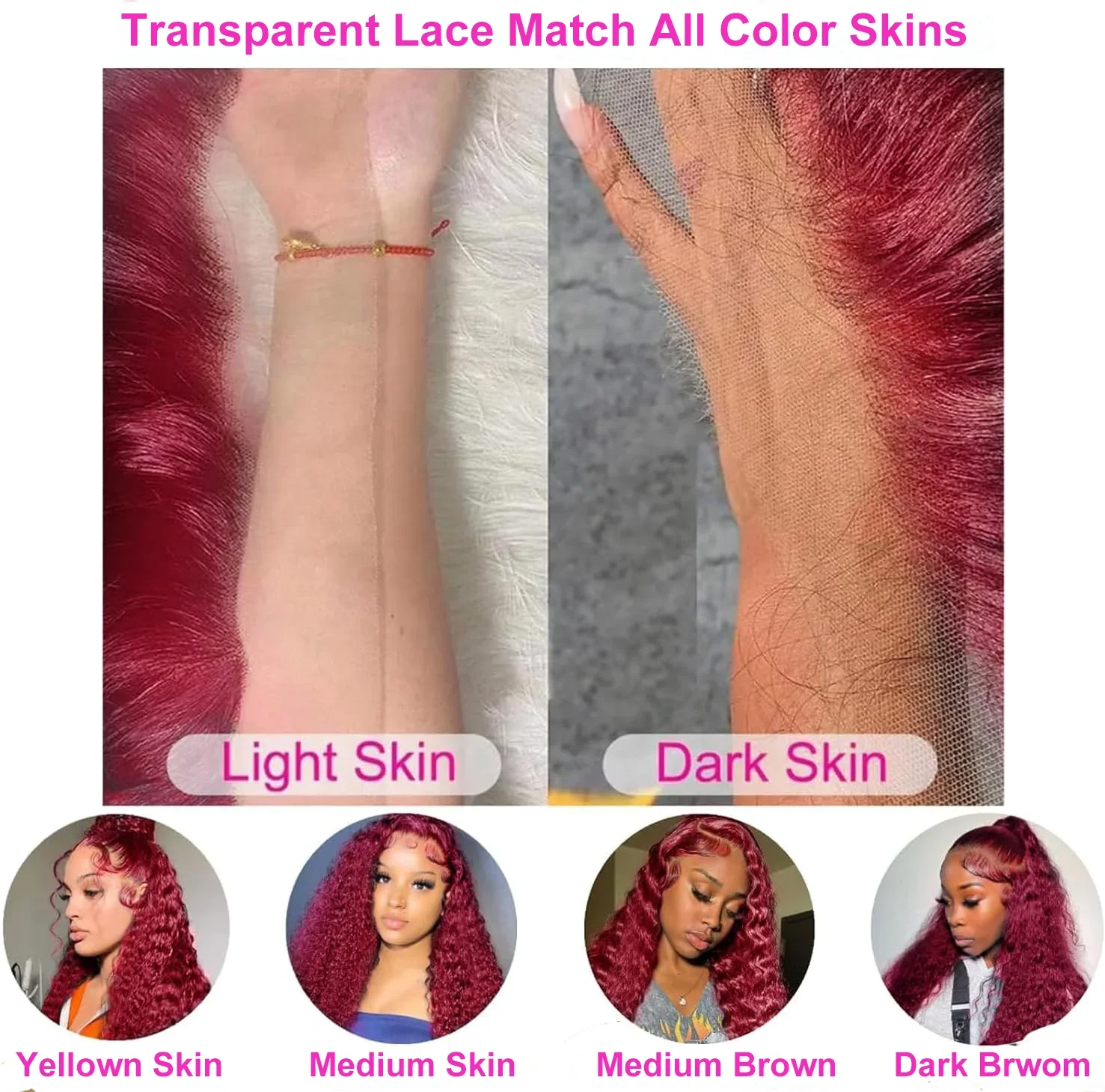 180 Dichte 99J Burgunderrote Lace Front Perücken Echthaar 13x4 Lace Frontal Perücke Kurze lockige Bob Perücke Brasilianische Remy Bob Lace Front Perücke_voghion.com