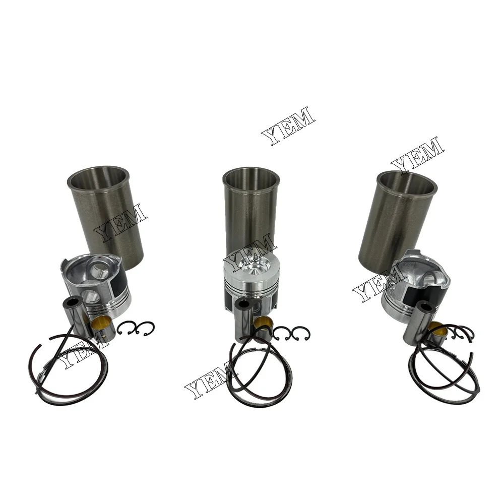 Cylinder Liner Kit Fit for Yanmar 3T75HLE Engine