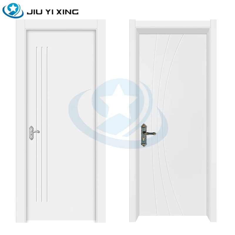 Yingkang Cheap Price Modern Design WPC Skin PVC Film Lamination Interior Door for Bedroom Hotel