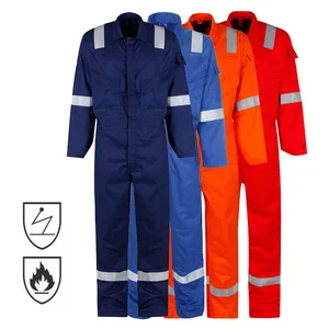 CE Certificate Fire Proof Antistatic Oilfield Drilling Oil Field Gas Oil Refinery Workwear Oil Rig Man Coverall for Oil and Gas