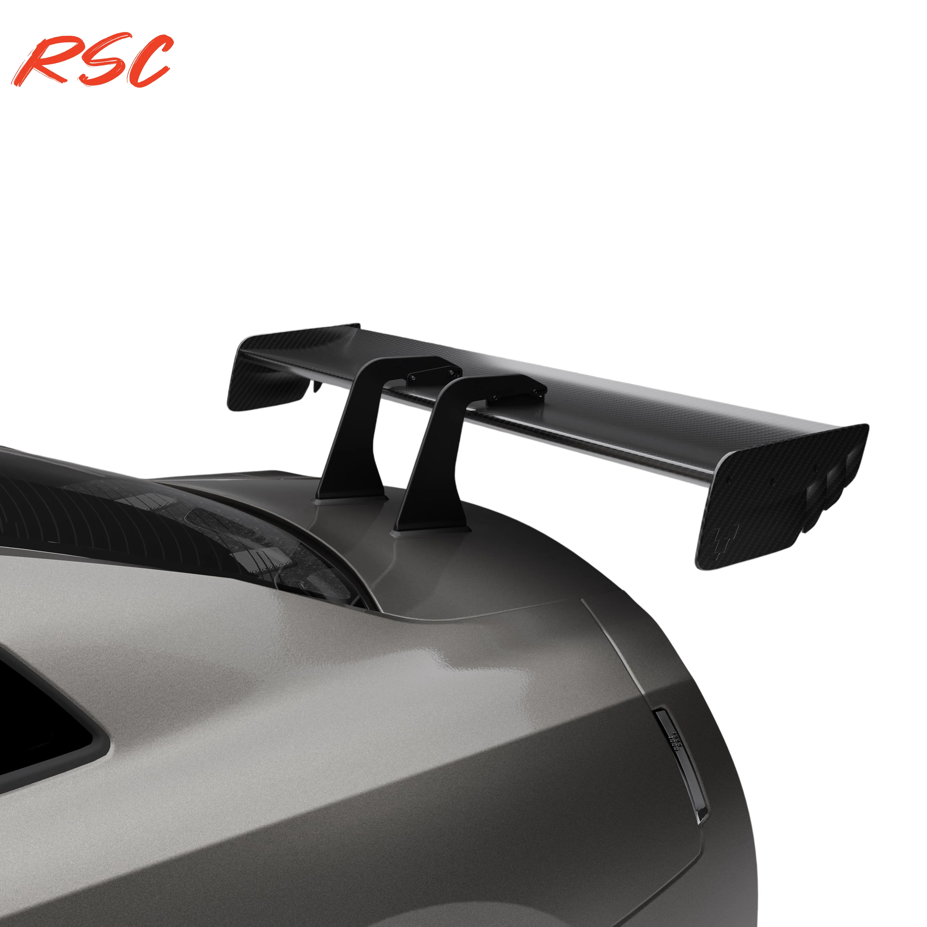 Swan Neck Dry Carbon Fiber Vulcan Alpha Style Track Racing Rear Wing Spoiler For Nissan GTR35