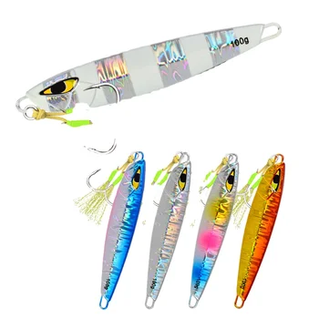 Hot-Selling New Arrival Laser 30g-100g Sea Fishing Mackerel Hairtail Long-Cast Artificial Hard Bait Metal Jig Lead Fish Stock – Metal Jig – view 2