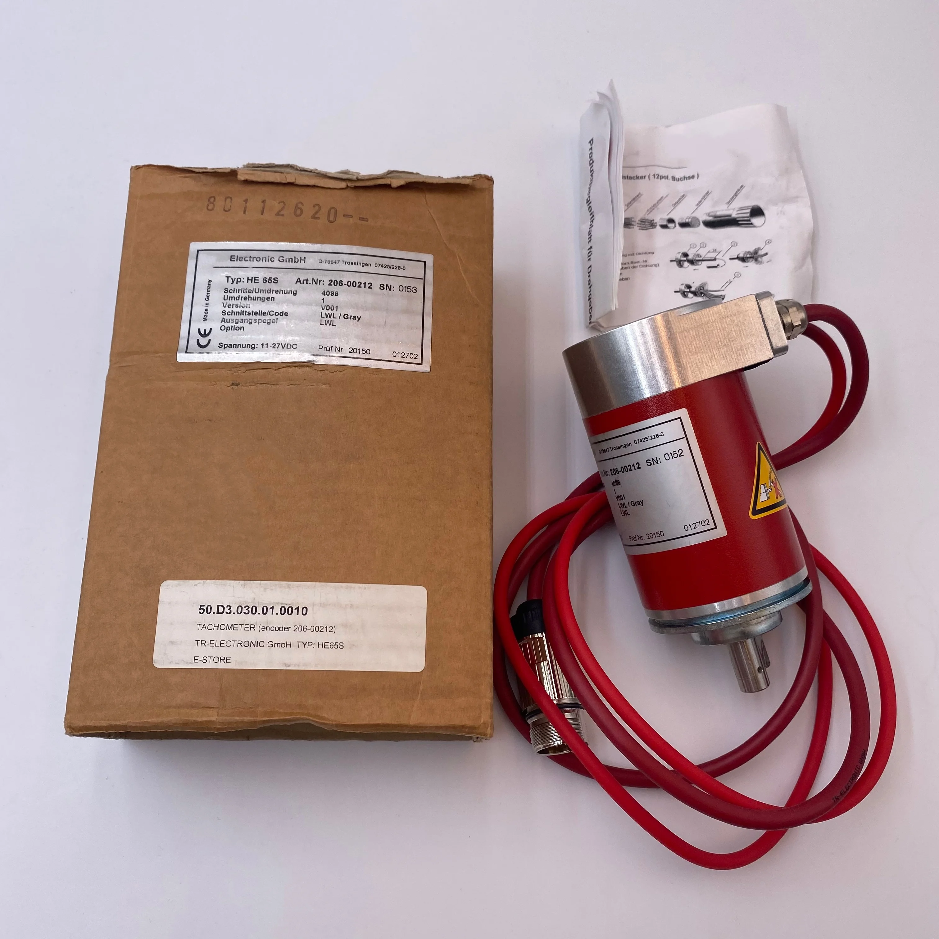 HE-65S 206-00212 Encoder - High-Quality Industrial Equipment