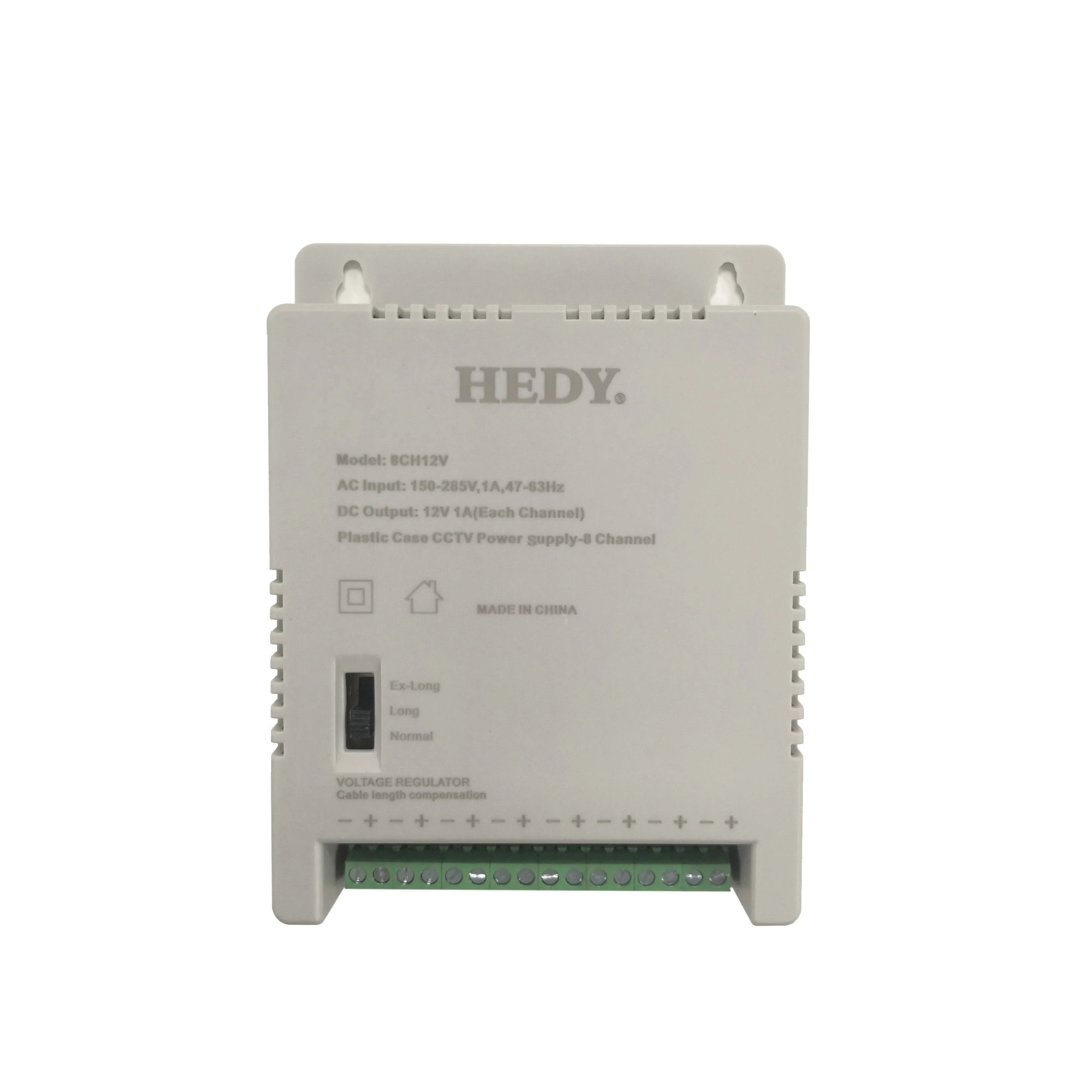 Channels CCTV Security Camera System Switching Power Supply  with Cable Length Compensation Switch