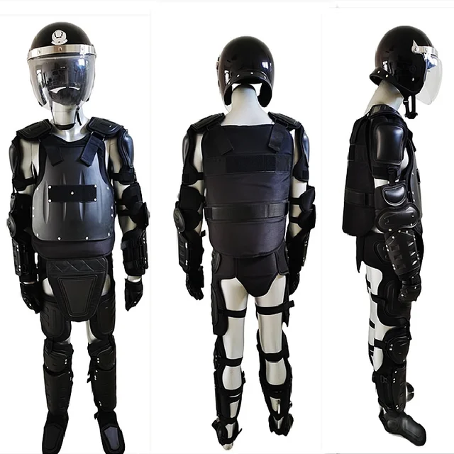 Wholesale Protective Full Body  Suit  Explosion-Resistant Hard Elbow Guards Made Durable Nylon Plastic Security