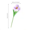 Light purple flowering tulips