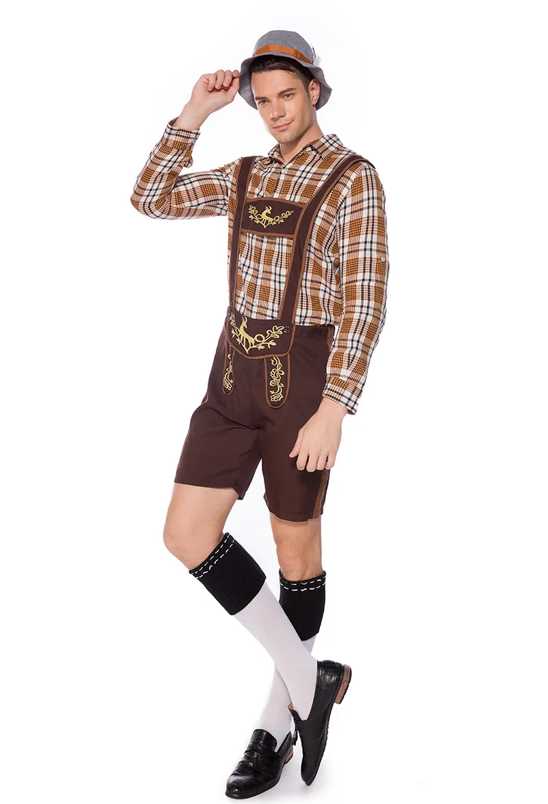 männliches cosplay halloween-oktoberfest festival party kleidung männer  oktoberfest kostüme traditionelle deutsche bayarische bier